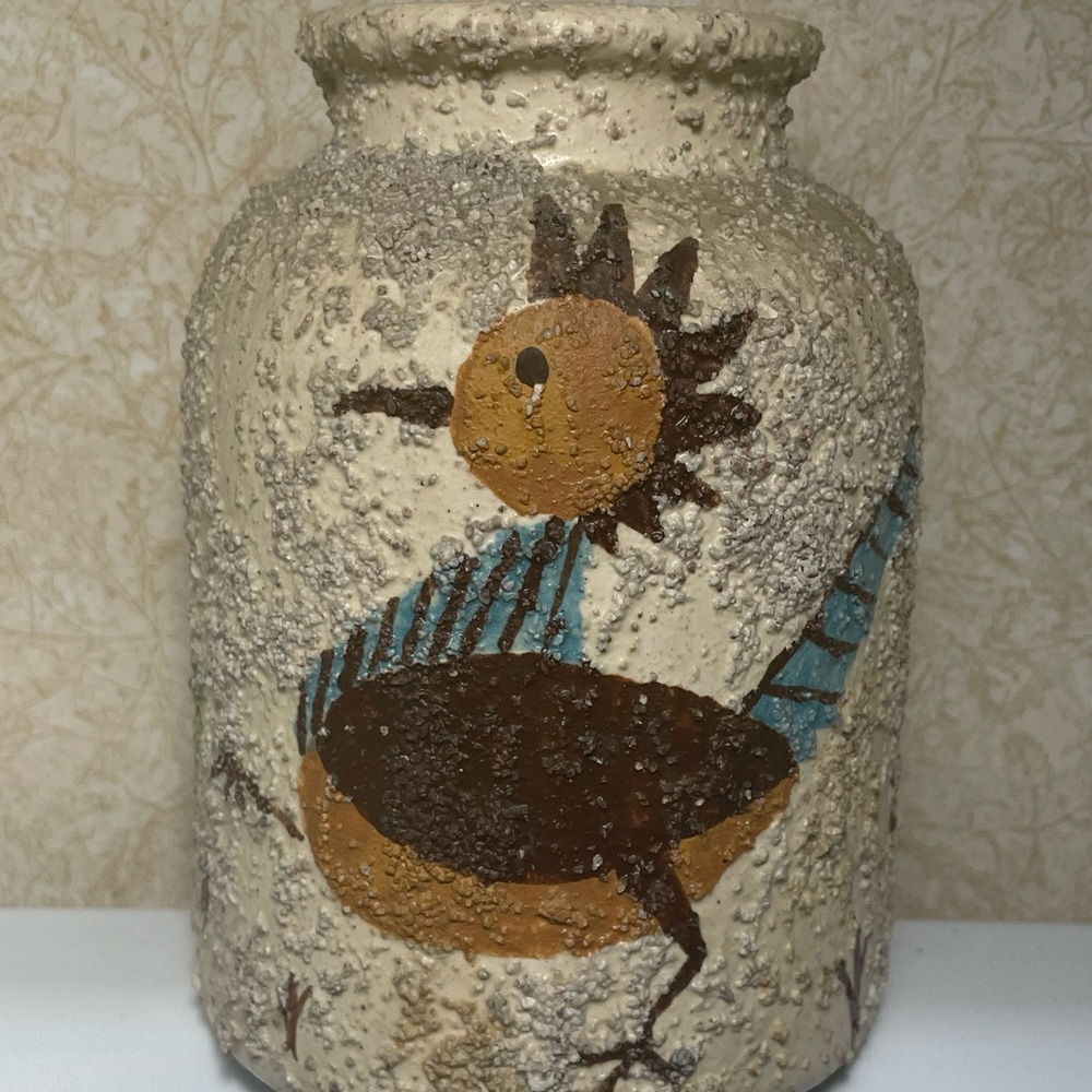 Vtg W.Germany mcm Lava Vase